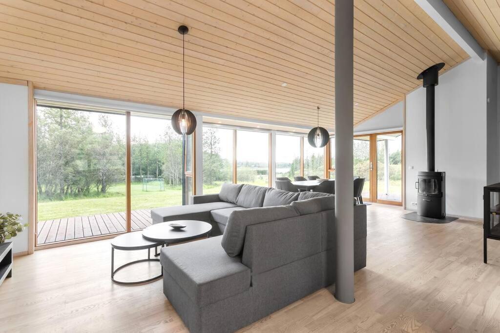 Scandinavian Villa In South Iceland Laugaras Eksteriør bilde